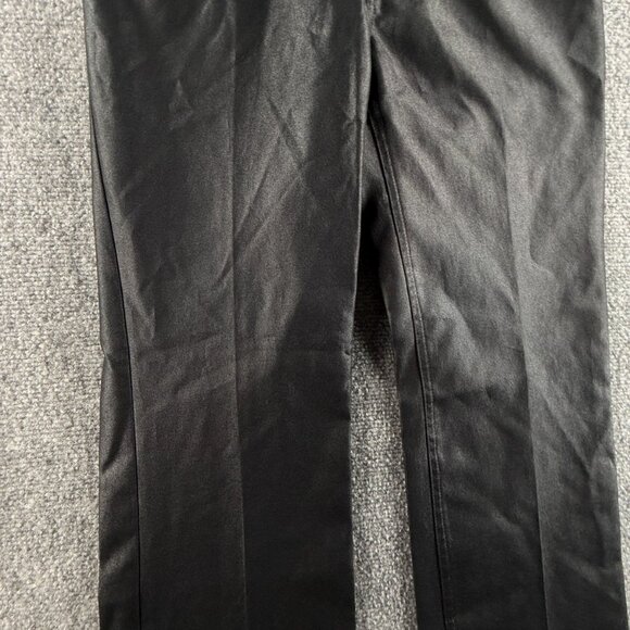 Tommy Jeans Black Size 1 Small Shiny Pants Pockets Club Leather-look ACTL 26X25 - Picture 4 of 16